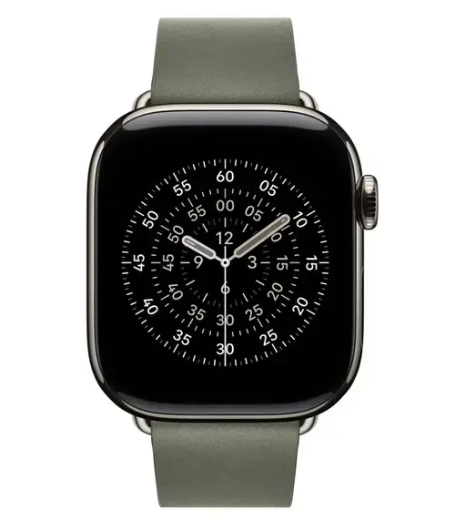 Curea Smartwatch Apple MGG94ZM/A pentru Apple Watch 42mm, Modern Buckle, Small (Verde)