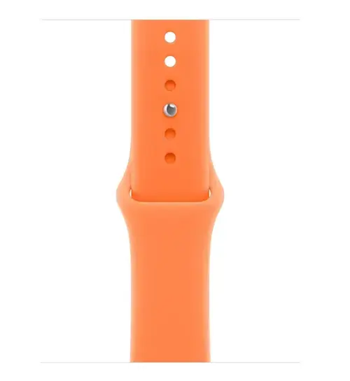 Curea Smartwatch Apple MHY64ZM/A pentru Watch 40mm, Sport Band, Sport Band, S/M (Portocaliu)