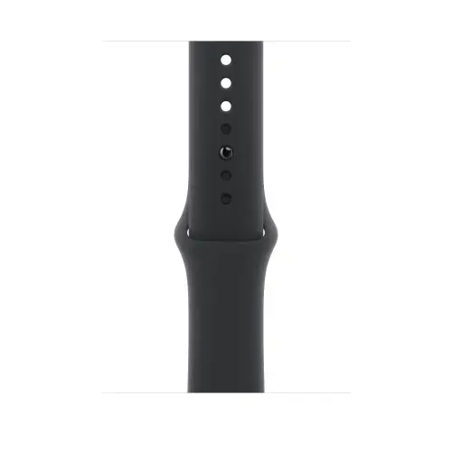 Curea Smartwatch Apple MXM43ZM/A pentru Watch 46mm, Sport Band, M/L (Negru)