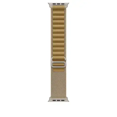 Curea Smartwatch Apple MXN13ZM/A pentru Watch 49mm, Alpine Loop, Small (Bej)