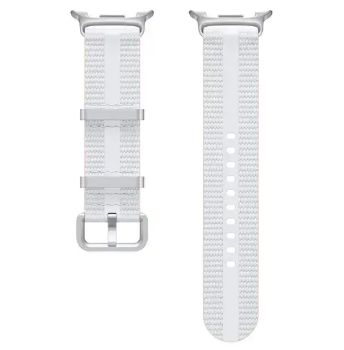 Curea Smartwatch Samsung Athleisure Band ET-SOL32SWEGEU pentru Galaxy Watch8, Small/Medium (Alb)