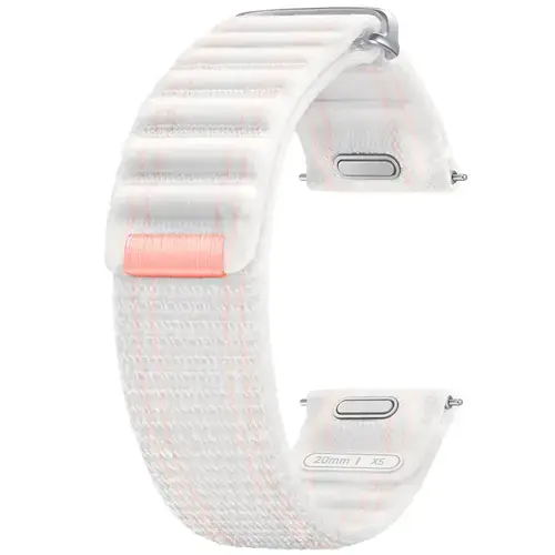 Curea Smartwatch Samsung ET-SVL29SPEGWW, pentru Galax Watch 7, Fabric Band, XS (Roz/Alb)