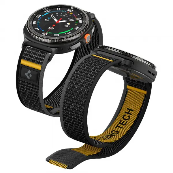 Curea Spigen Athlex Air pentru Samsung Galaxy Watch9 / Watch8 / Watch8 Classic Series, Neagra AMP10111