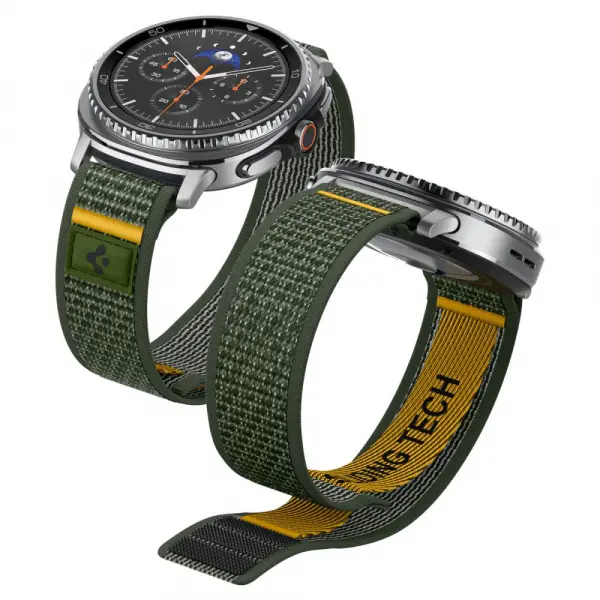 Curea Spigen Athlex Air pentru Samsung Galaxy Watch9 / Watch8 / Watch8 Classic Series, Verde AMP10113