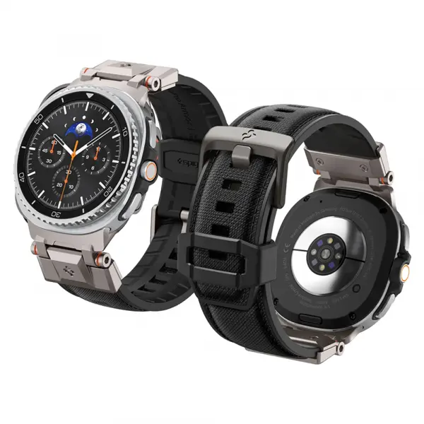 Curea Spigen DuraPro Armor pentru Samsung Galaxy Watch9 / Watch8 / Watch8 Classic Series, Gri AMP10118