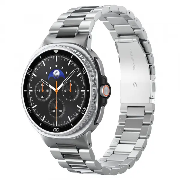 Curea Spigen Modern Fit pentru Samsung Galaxy Watch9 / Watch8 / Watch8 Classic Series, Argintie AMP10120