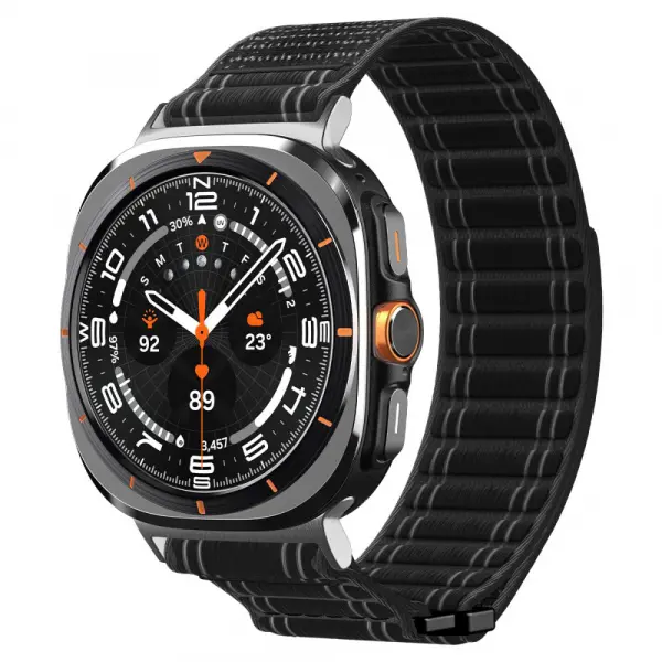 Curea Spigen WBF0 pentru Samsung Galaxy Watch Ultra, Neagra AMP10146