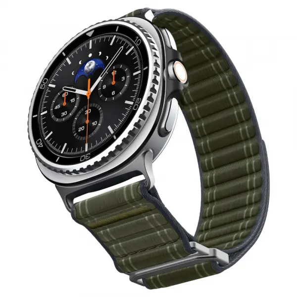 Curea Spigen WBF0 pentru Samsung Galaxy Watch9 / Watch8 / Watch8 Classic Series, Verde AMP10154