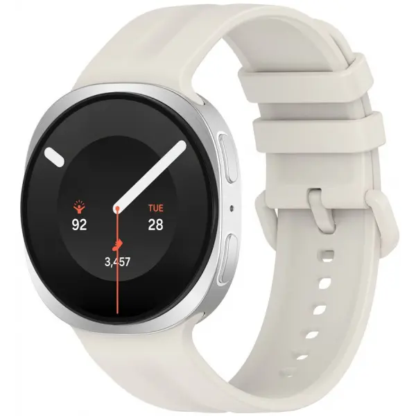 Curea Tech-Protect Silicone Evo pentru Samsung Galaxy Watch9 / Watch8 / Watch8 Classic Series, Bej
