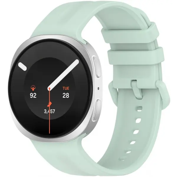 Curea Tech-Protect Silicone Evo pentru Samsung Galaxy Watch9 / Watch8 / Watch8 Classic Series, Verde Menta