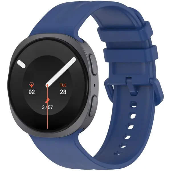 Curea Tech-Protect Silicone Evo pentru Samsung Galaxy Watch9 / Watch8 / Watch8 Classic Series, Bleumarin