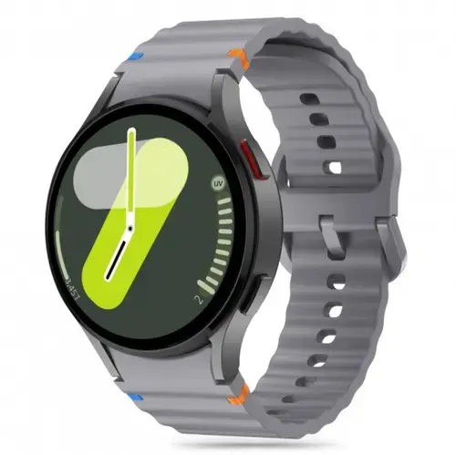 Curea Tech-Protect Silicone Sport pentru Samsung Galaxy Watch7 / Watch FE / Watch6 / Watch5 / Watch4 Series (Gri)