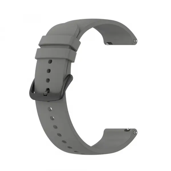 Curea Techsuit W001 pentru Samsung Galaxy Watch / Huawei Watch Series, 22mm, Gri