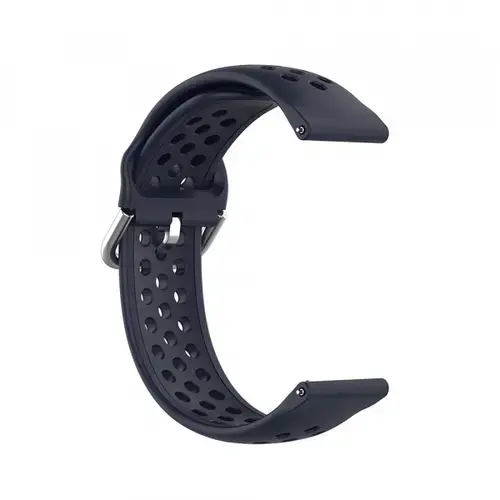 Curea Techsuit W004 pentru Samsung Galaxy Watch / Huawei Watch Series, 20mm, Albastru