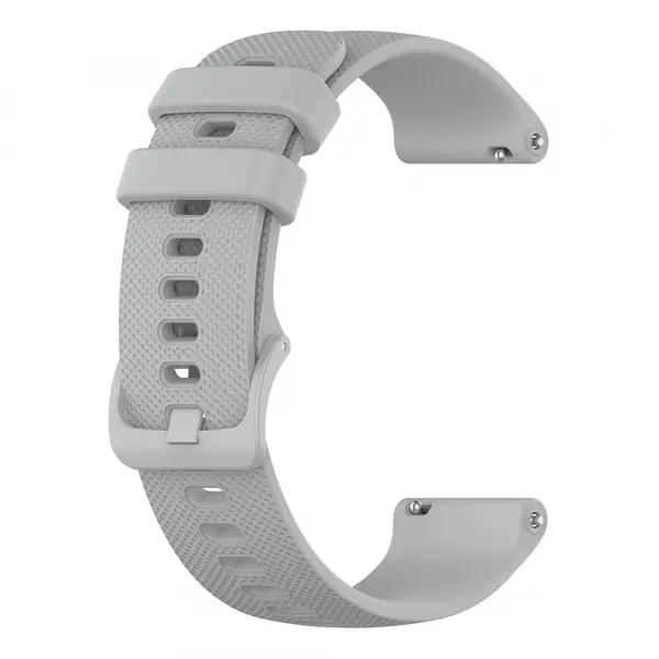 Curea Techsuit W006 pentru Huawei Watch / Garmin Watch Series, 18mm, Gri