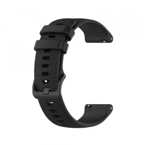 Curea Techsuit W006 pentru Samsung Galaxy Watch / Huawei Watch Series, 20mm, Negru