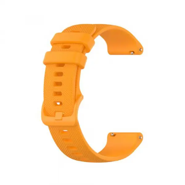 Curea Techsuit W006 pentru Samsung Galaxy Watch / Huawei Watch Series, 22mm, Portocalie