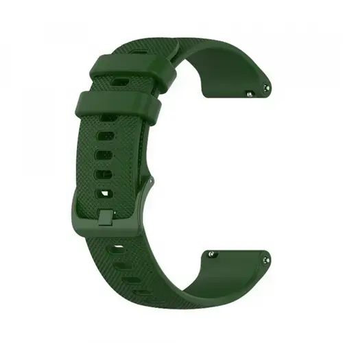 Curea Techsuit W006 pentru Samsung Galaxy Watch / Huawei Watch Series, 20mm, Verde