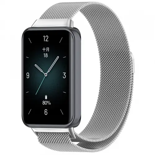 Curea Techsuit W009 pentru Honor Band 9 (Argintiu)