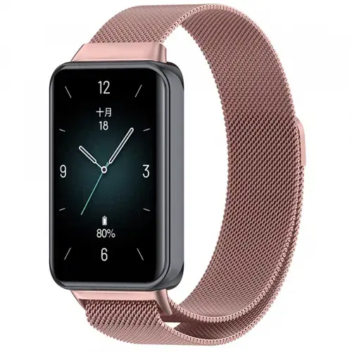 Curea Techsuit W009 pentru Honor Band 9 (Roz)