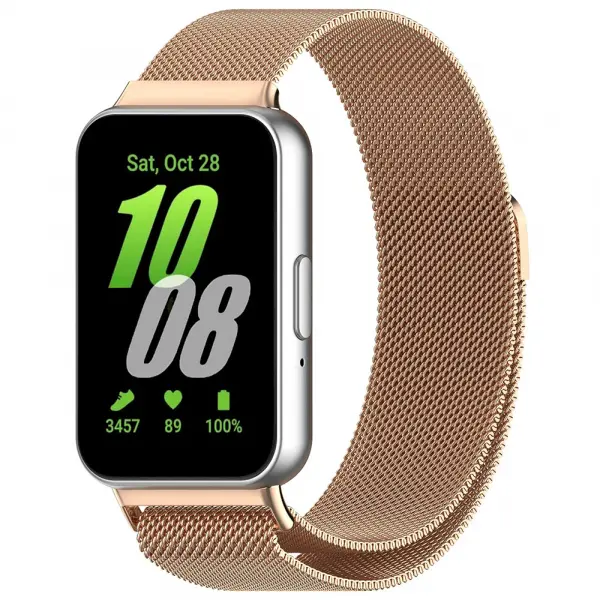 Curea Techsuit W009 pentru Samsung Galaxy Fit3 R39M, Roz Aurie
