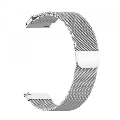 Curea Techsuit W009 pentru Samsung Galaxy Watch / Huawei Watch Series, 20mm, Argintiu