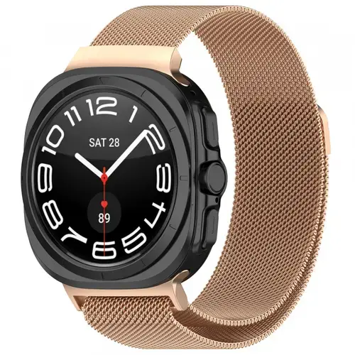 Curea Techsuit W009 pentru Samsung Galaxy Watch Ultra, Auriu