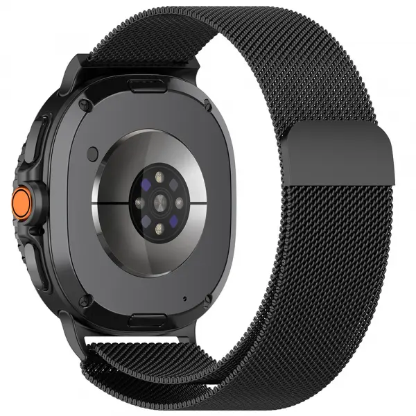 Curea Techsuit W009 pentru Samsung Galaxy Watch9 / Watch8 / Watch8 Classic Series, Neagra