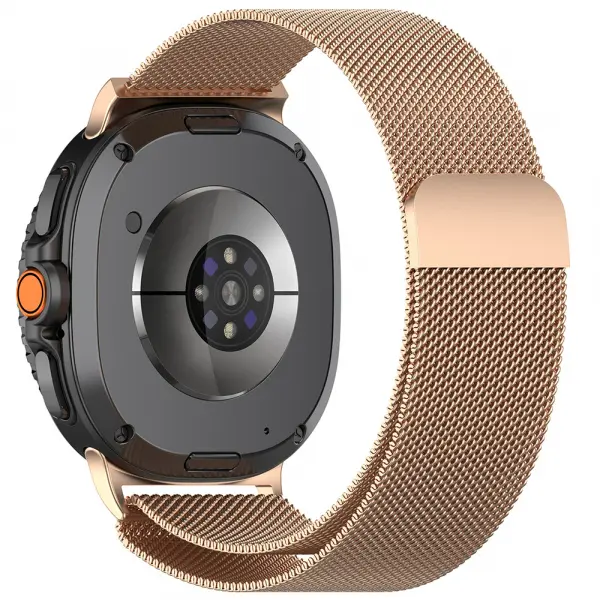 Curea Techsuit W009 pentru Samsung Galaxy Watch9 / Watch8 / Watch8 Classic Series, Roz Aurie