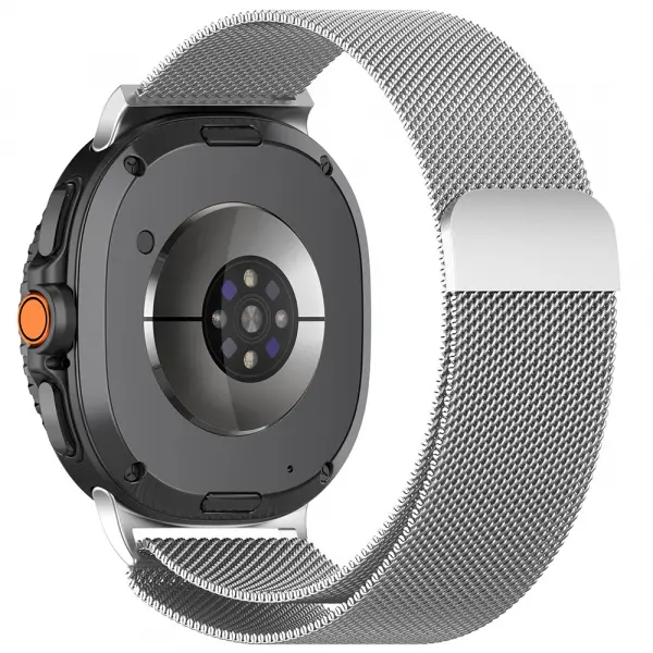 Curea Techsuit W009 pentru Samsung Galaxy Watch9 / Watch8 / Watch8 Classic Series, Argintie