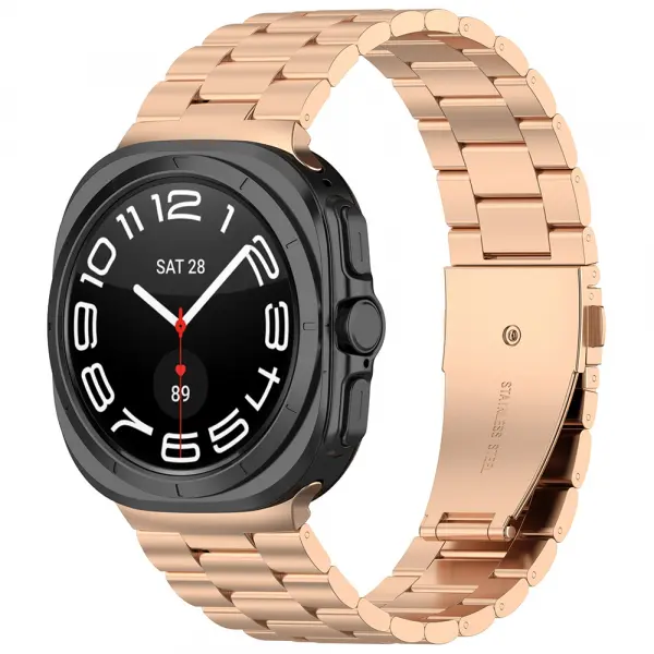 Curea Techsuit W010 pentru Samsung Galaxy Watch Ultra Series, Roz
