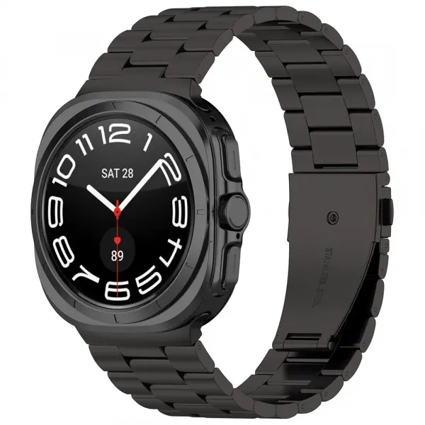 Curea Techsuit W010 pentru Samsung Galaxy Watch Ultra Series, Neagra