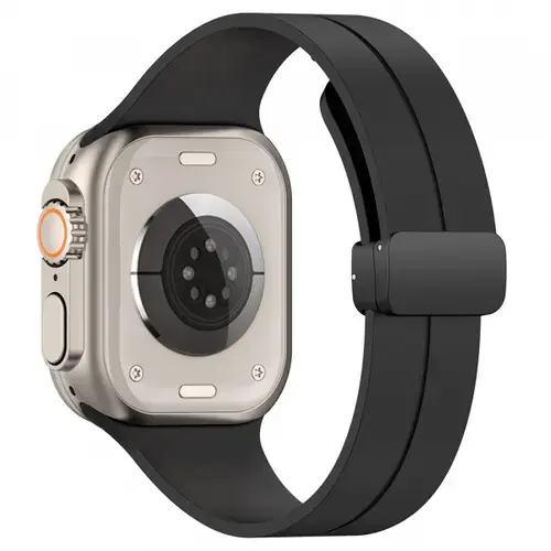 Curea Techsuit W011 pentru Apple Watch 42mm / 41mm / 40mm / 38mm Series, Negru