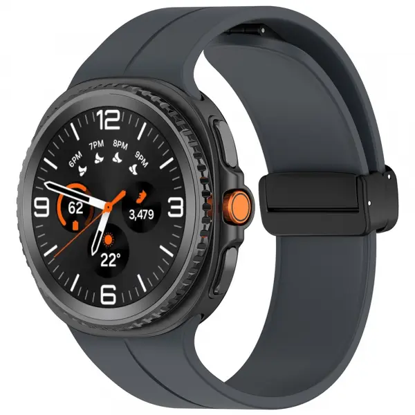 Curea Techsuit W011 pentru Samsung Galaxy Watch8 / Watch8 Classic Series, Gri