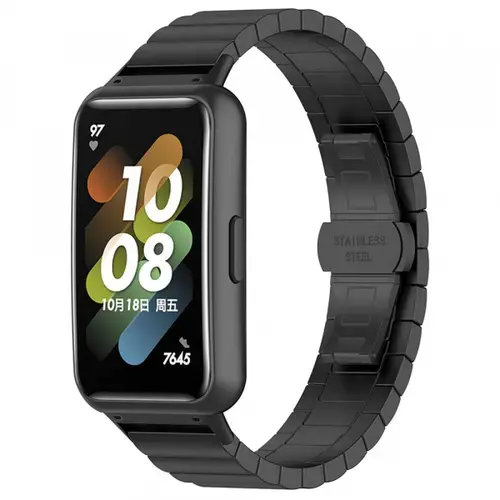 Curea Techsuit W012 pentru Garmin Watch Fenix / Forerunner Series, 22mm, Negru