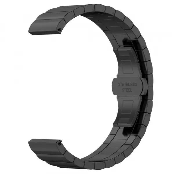 Curea Techsuit W012 pentru Huawei Watch / Xiaomi Watch Series, 22mm, Neagra