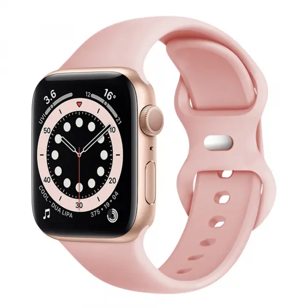 Curea Techsuit W031 pentru Apple Watch 49mm / 46mm / 45mm / 44mm / 42mm Series, Roz Deschis