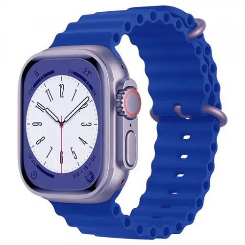 Curea Techsuit W038 pentru Apple Watch 49mm / 46mm / 45mm / 44mm / 42mm Series, Albastru