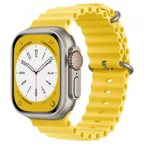 Curea Techsuit W038 pentru Apple Watch 49mm / 46mm / 45mm / 44mm / 42mm Series, Galben