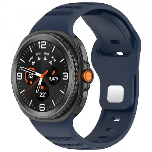 Curea Techsuit W050 pentru Samsung Galaxy Watch 8 Classic / Watch8 44mm / Watch 8 40mm, Albastru