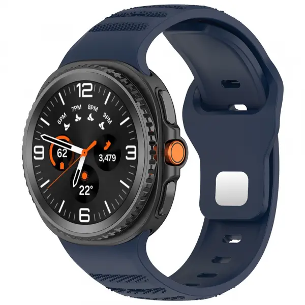 Curea Techsuit W050 pentru Samsung Galaxy Watch9 / Watch8 / Watch8 Classic Series, Albastra