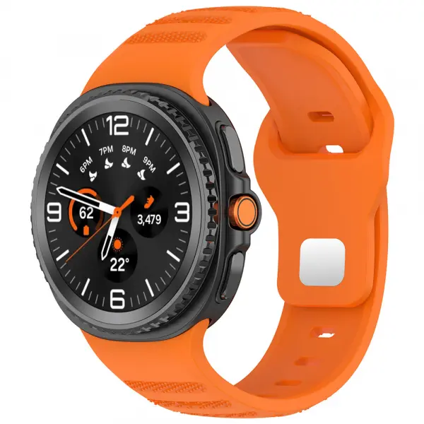 Curea Techsuit W050 pentru Samsung Galaxy Watch9 / Watch8 / Watch8 Classic Series, Portocalie