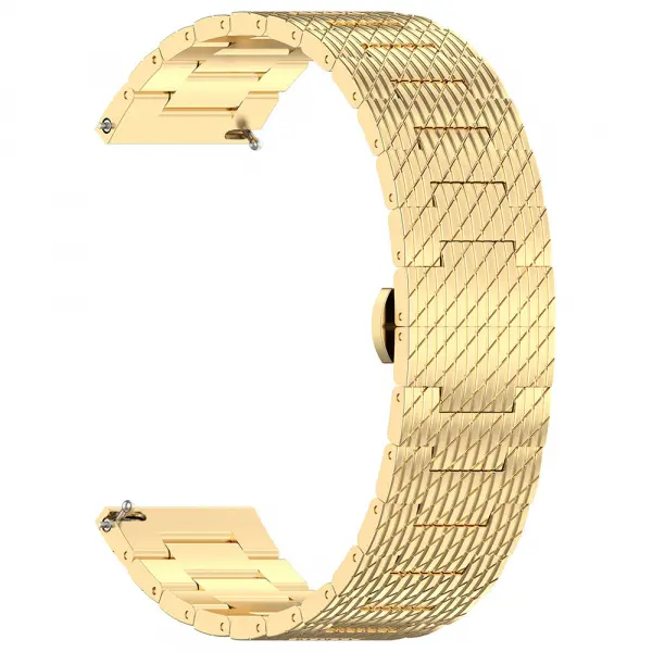 Curea Techsuit W052 pentru Huawei Watch / Xiaomi Watch Series, 22mm, Aurie