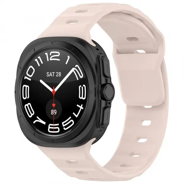 Curea Techsuit W055 pentru Samsung Galaxy Watch Ultra Series, Roz Deschis