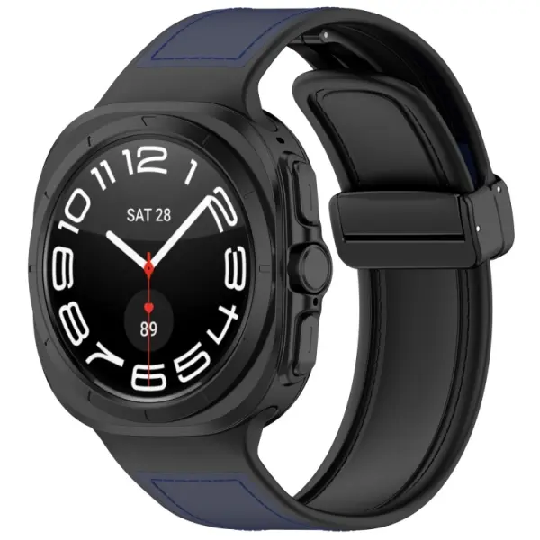 Curea Techsuit W056 pentru Samsung Galaxy Watch Ultra Series, Bleumarin