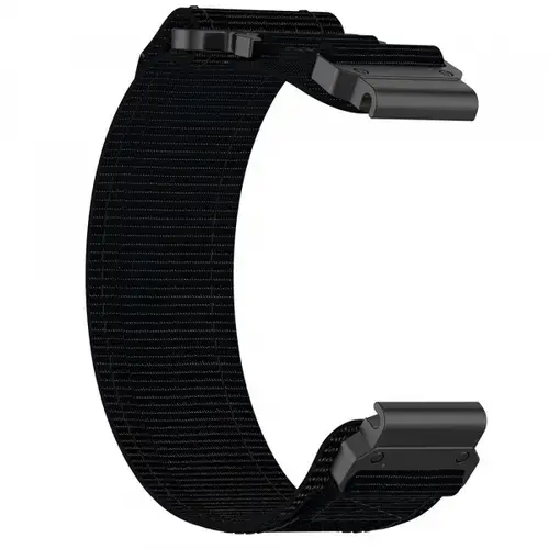 Curea Techsuit W057 pentru Garmin Instinct / Approach / Fenix Watch Series, 20mm, Negru