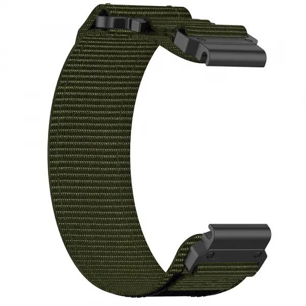 Curea Techsuit W057 pentru Garmin Watch Fenix / Forerunner Series, 22mm, Verde
