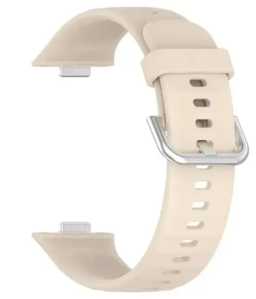Curea Techsuit W061 pentru Huawei Watch Fit 4 Pro / Fit 4 / Fit 3, Bej