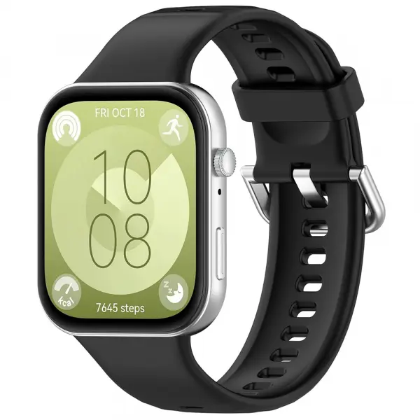 Curea Techsuit W061 pentru Huawei Watch Fit 5 Pro / Fit 5 / Fit 4 Pro / Fit 4 / Fit 3, Neagra