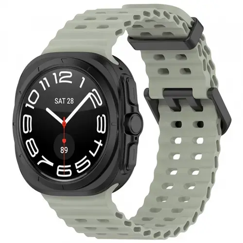 Curea Techsuit W062 pentru Samsung Galaxy Watch Ultra, Verde